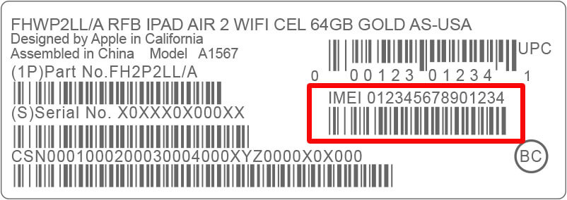 پیدا کردن کد IMEI روی آیفون، آی پد و یا iPod
