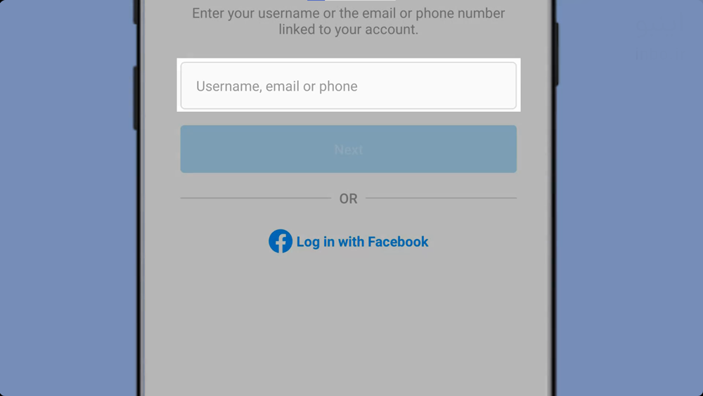 ایمیل یا شماره تلفن خود که به اکانت شما مرتبط است را وارد کنید 