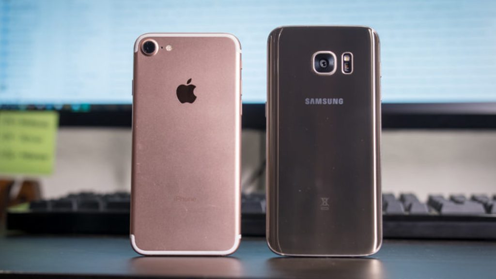 مقایسه ی iPhone7 , گلکسی S7
