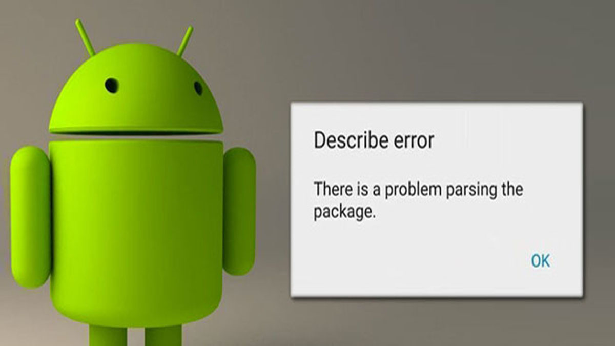 ارور Parsing Package در گوشی های اندروید