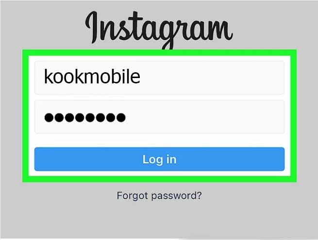 به اکانت اینستاگرام خود وارد شوید