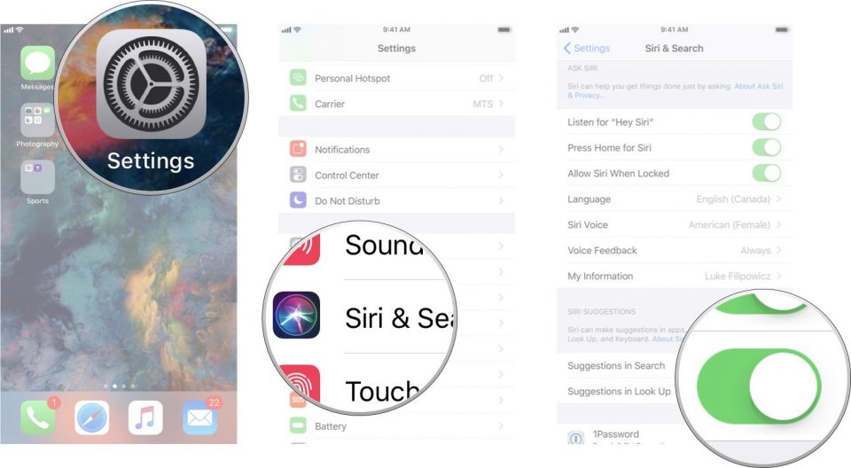 Siri درون برنامه های واسط