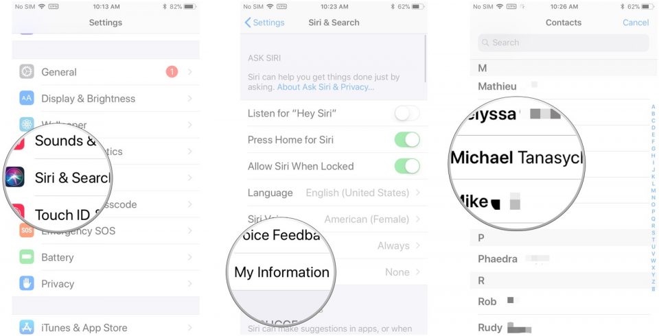 خودتان را به Siri بشناسانید!