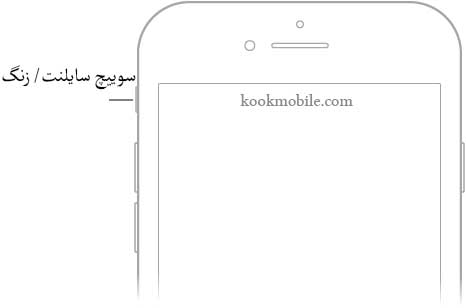 سوییچ رینگ و سایلنت در آیفون