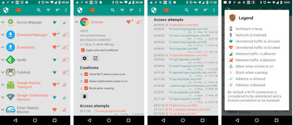 قطع دسترسی اینترنت برنامه ها