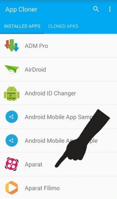  استفاده از برنامه App Cloner