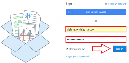 آموزش تصویری حذف اکانت دراپباکس DropBox