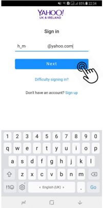 بازیابی رمز فراموش شده ایمیل Yahoo