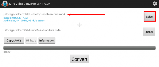 تبدیل ویدیو به mp3 در اندروید