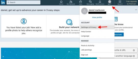 نحوه حذف اکانت لینکدین (Linkedin)