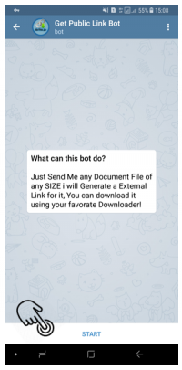 دانلود فایل با لینک مستقیم از telegram