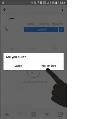آنبلاک کردن افراد در اینستاگرام