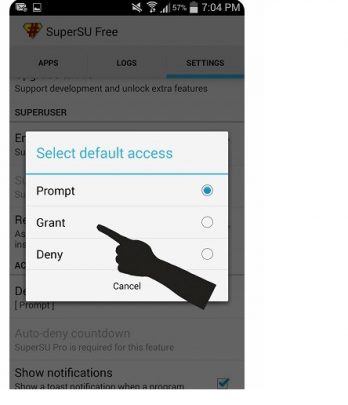 دسترسی روت به برنامه های اندروید
