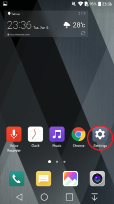 حذف برنامهها و بازیها در اندروید