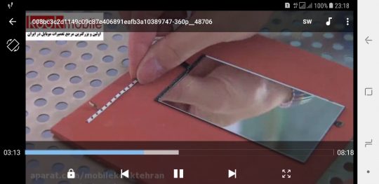 پخش فیلم از اینترنت باMX Player