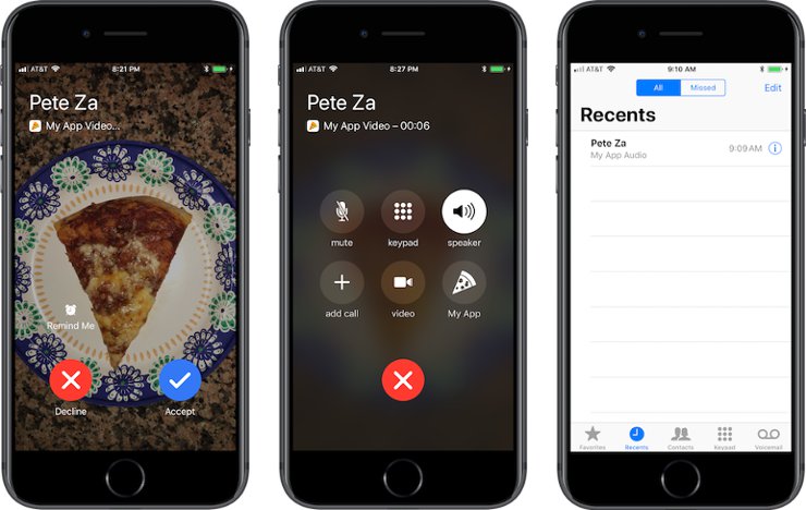 گزینه های تماس در آیفون