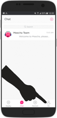 حذف اکانت Meecha در اندروید