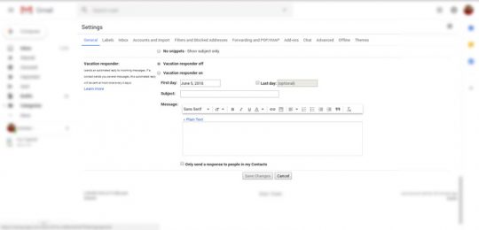 فعالسازی پاسخ اتوماتیک Gmail