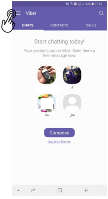 آموزش حذف اکانت وایبر Viber اندروید