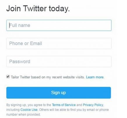 آموزش ساخت اکانت توییتر Twitter