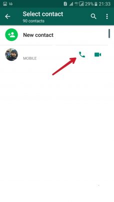 اضافه کردن قابلیت تماس صوتی به واتس آپ
