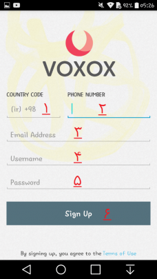 آموزش استفاده از برنامه Voxox در اندروید