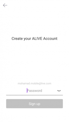 آموزش ساخت اکانت در Alive Movie Maker
