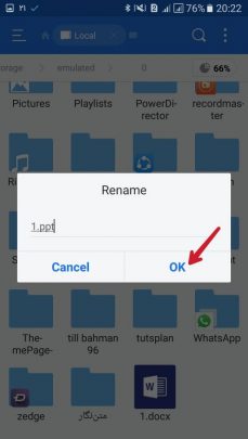 آموزش تغییر فرمت فایل در اندروید