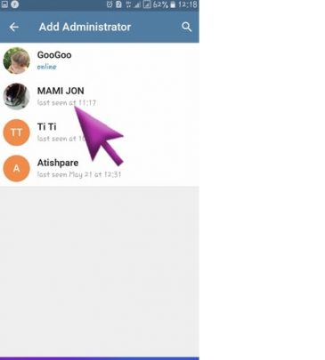 اضافه کردن ادمین به گروه تلگرام