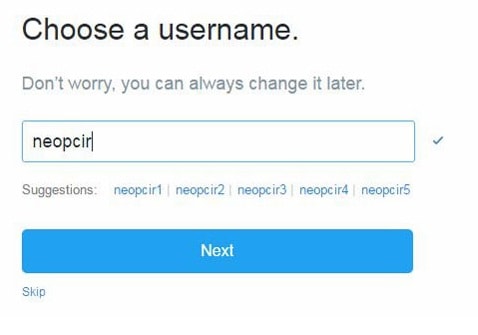 آموزش ساخت اکانت توییتر Twitter