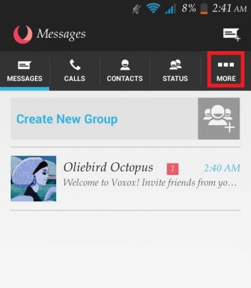آموزش استفاده از برنامه Voxox در اندروید
