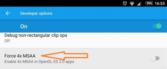 ترفندهای منو Developer options