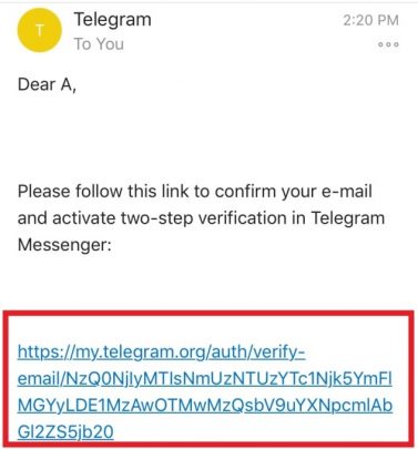 جلوگیری از هک تلگرام