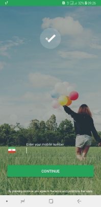 حذف اکانت نامبر بوک در اندروید