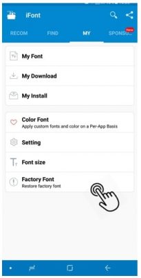 استفاده از iFont تغییر فونت گوشی اندروید