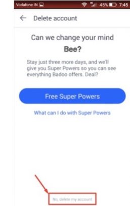 آموزش حذف اکانت بادو Badoo