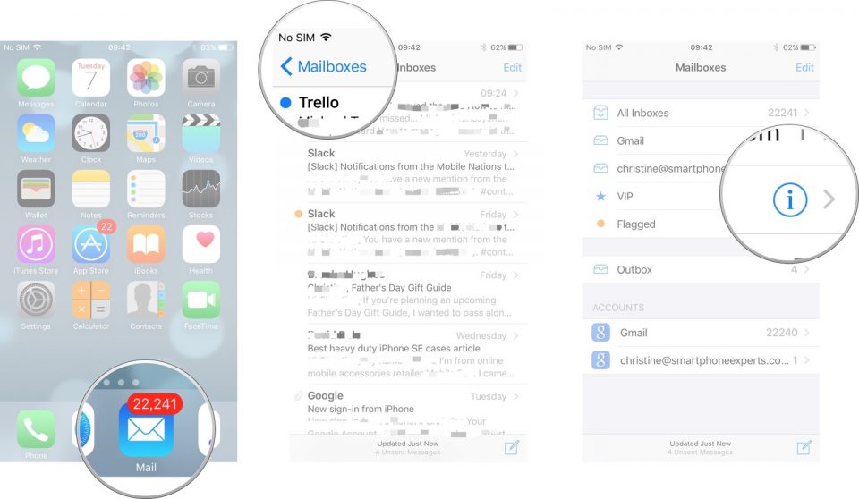 Vip کردن یکی از مخاطبان در برنامه ی Mail