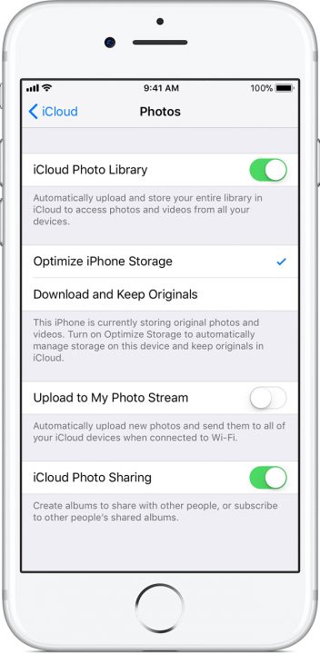 iCloud Photo Library