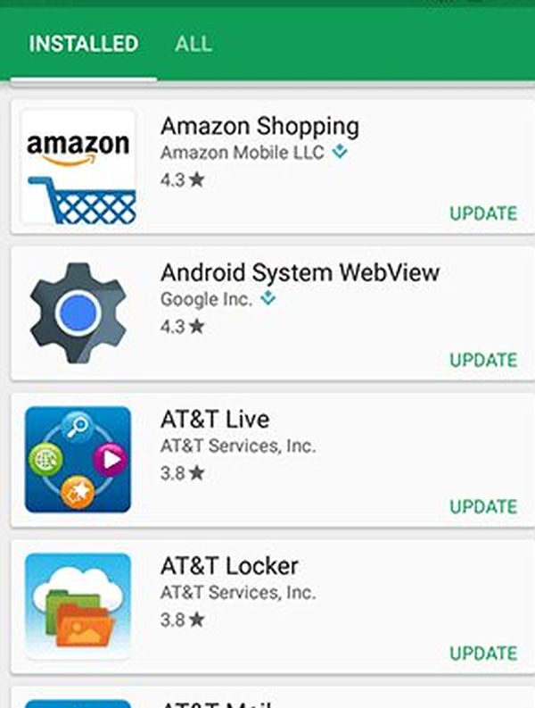 متوقف شدن برنامه ها