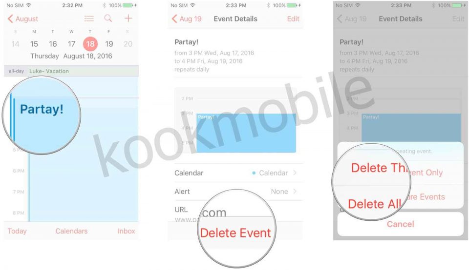 حذف-کردن-رویداد-از-روی-تقویم-برنامه-Calendars-آیفون