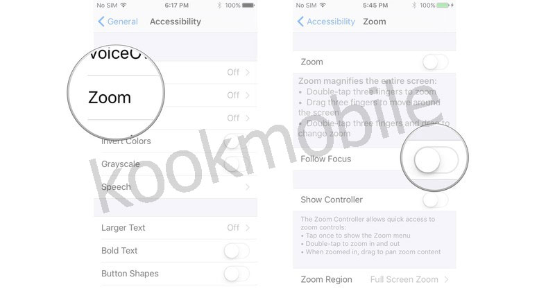 Zoom-شدن-خودکار-انتخاب-های-کاربر-بر-روی-صفحه-و-یا-نقاط-درج-متن