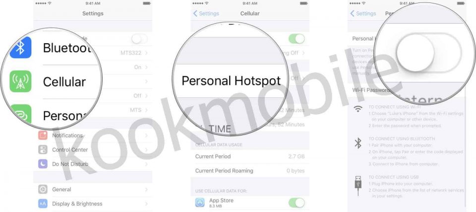 آیفون-و-Personal-Hotspot