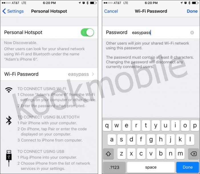 تغییر-گذرواژه-Wi-Fi -بر-روی-iPhone 