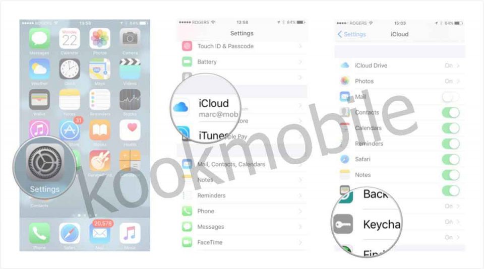 تنظیم-iCloud-Keychain