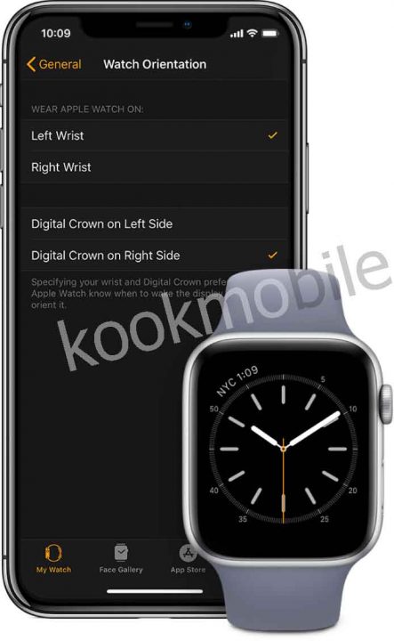 چرخش -تاج-دیجیتال(Digital-Crown )
