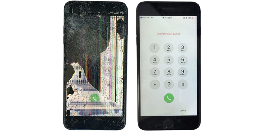 تعویض ال سی دی شکسته گوشی آیفون XS Max