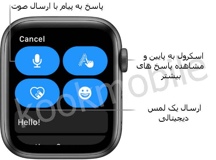 اسخ-دادن-به-پیامک-های-دریافت-شده-روی-اپل-واچ