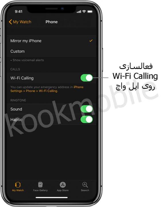 فعال-کردن-قابلیت -Wi-Fi-Calling-بر-روی-اپل-واچ