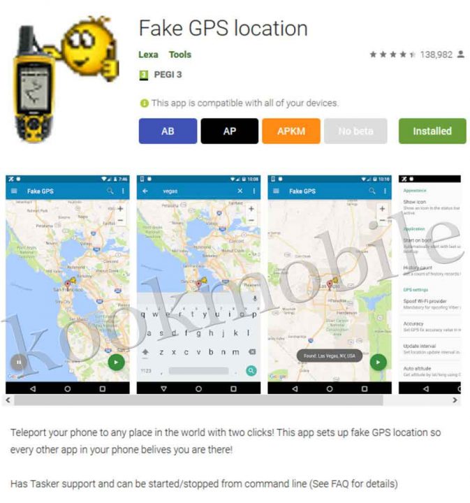  ایجاد لوکیشن فیک GPS با گوشی های اندروید