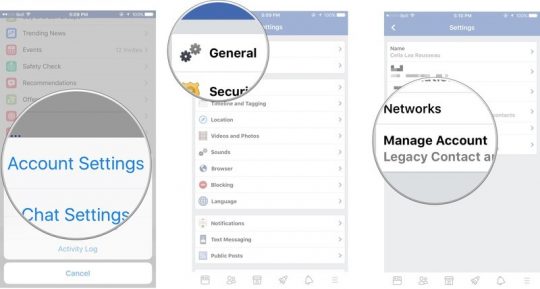 آموزش پاک کردن اکانت فیسبوک (Facebook)